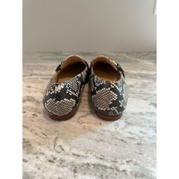 Talbots Snakeskin Buckle Loafers Flats Size 7 - Picture 5 of 9